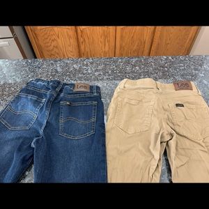2 pair Lee jeans